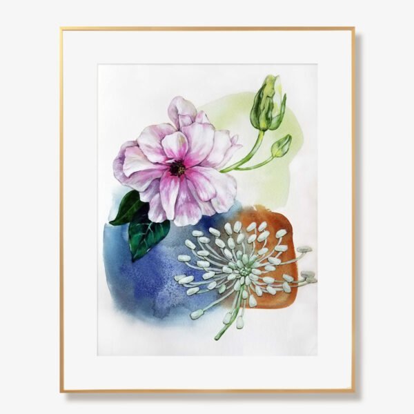 One moment with flowers