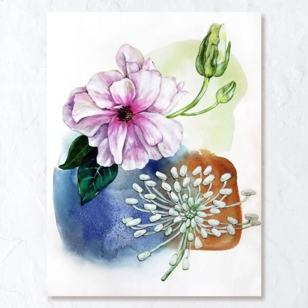 One moment with flowers